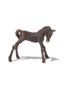 Gerard: Skulptur „Fohlen“ , Metallguss