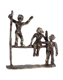 Gerard Skulptur „Kindheit“ Metallguss bronziert
