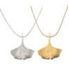 Gingko-Collier, 925er-Sterlingsilber