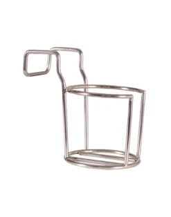Glas-/Becherhalter aus Edelstahl für Strandkörbe