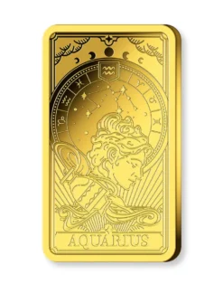 Goldbarren mit Sternzeichen aus 999,9 Gold
