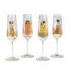 Gustav Klimt: 4-teiliges Sektgläser-Set