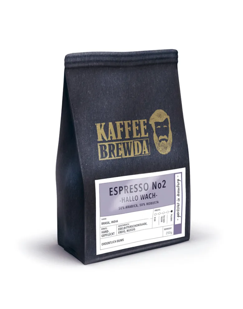 Kaffeeheimat Espresso-Kaffeebohnen "Die Landrösterei" und "Kaffee Brewda" 6 x 250 g