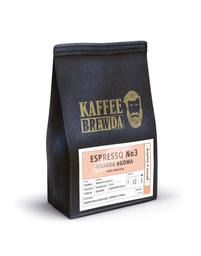 Kaffeeheimat Espresso-Kaffeebohnen "Die Landrösterei" und "Kaffee Brewda" 6 x 250 g