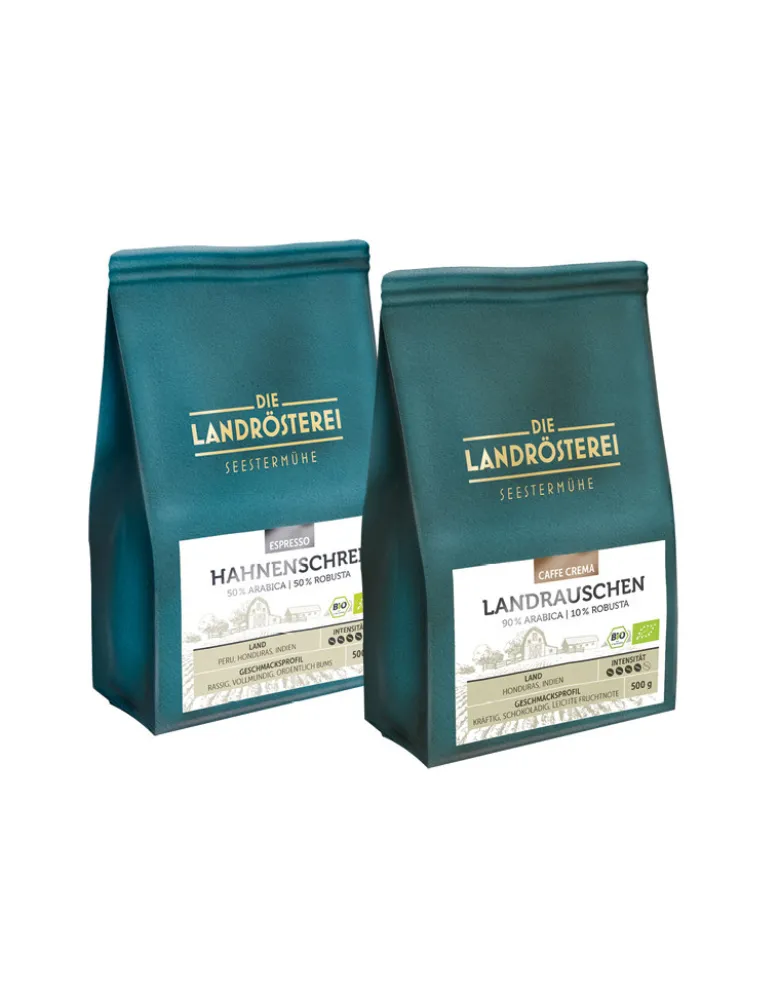 Kaffeeheimat Kaffeebohnen "Die Landrösterei" Bio-Kaffee, 2 x 500 g