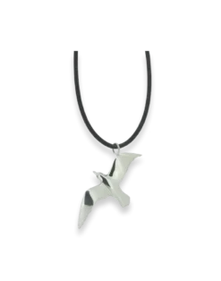 Kette aus Leder mit kleiner Möwe in 7 Farben