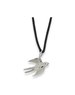 Kette aus Leder mit Seeschwalbe - 7 Farben