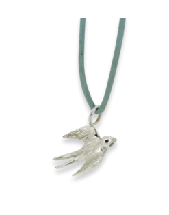 Kette aus Leder mit Seeschwalbe - 7 Farben