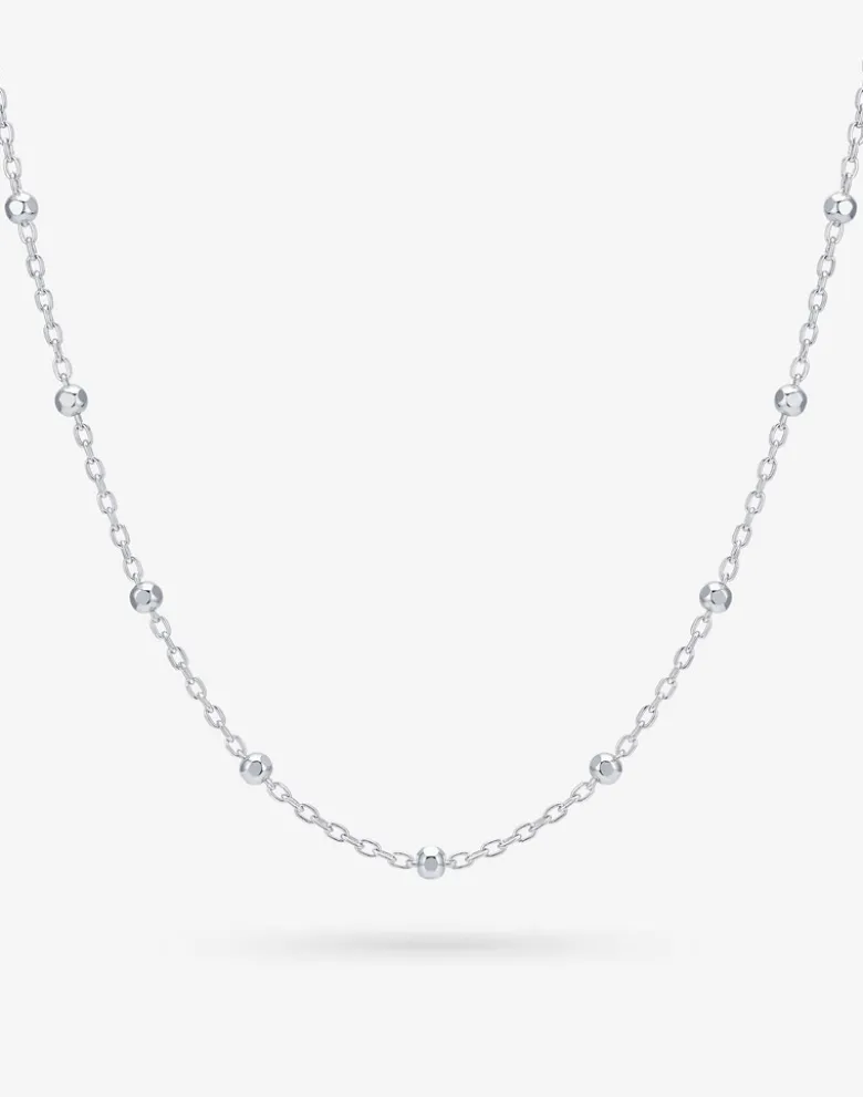 Kette "Küstenlichter", Silber und Gold