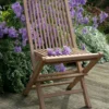 Klappsessel Kappeln ohne Armlehnen aus Teakholz - lieferbar ab Dezember 2026