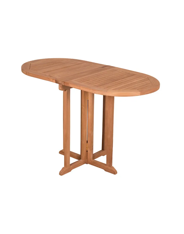 Klapptisch Treene, rechteckig, 120x60 cm, aus Teakholz