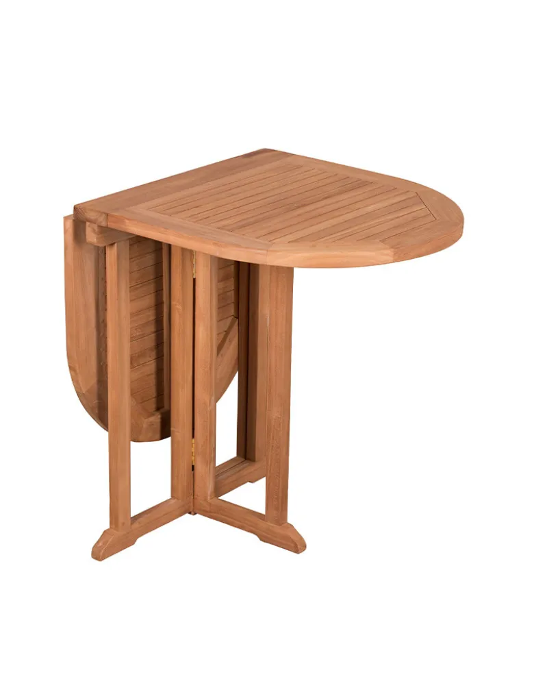 Klapptisch Treene, rechteckig, 120x60 cm, aus Teakholz