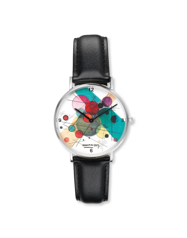 Künstler-Armbanduhr "Wassily Kandinsky - Kreise in einem Kreis"