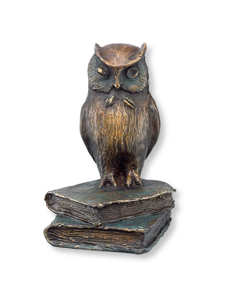 Kurt Arentz: Skulptur "Eule" aus Bronze