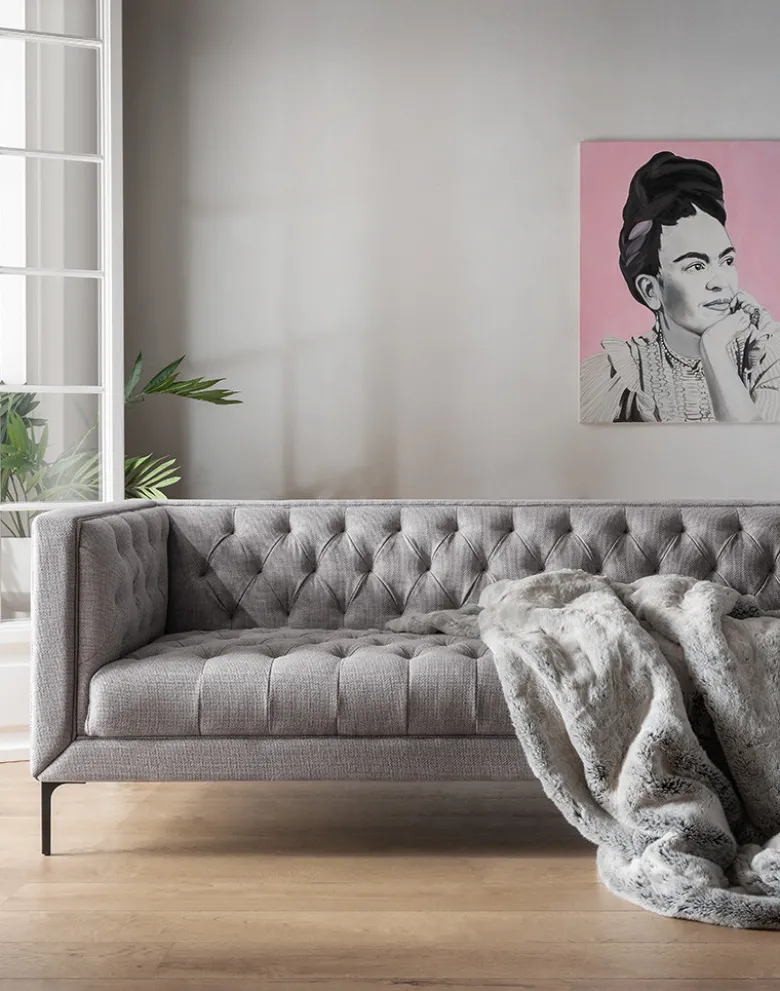 Lounge-Sofa "Troia" - Dreisitzer in 2 Farben