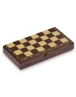 Magnetisches Schachspiel in Holz-Klappkassette