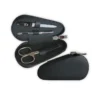 Maniküre-Leder-Etui 3tlg., Nickel