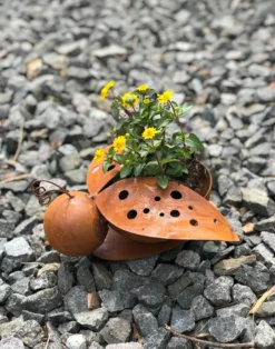 Marienkäfer aus Edelrost 2er-Set
