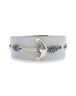 Maritimes Leder-Armband aus Büffelleder in 3 Farbvarianten