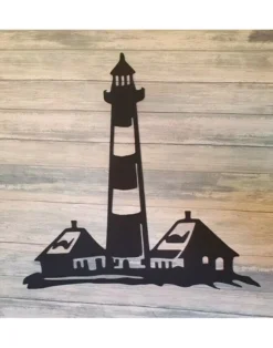 Metallschild "Westerhever Leuchtturm"