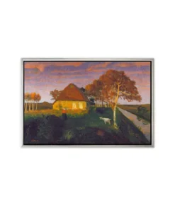 Otto Modersohn: Bild „Moorkate im Abendsonnenschein" (1899)