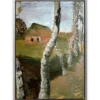 Paula Modersohn-Becker: Bild "Birkenweg" (1900), gerahmt