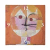 Paul Klee: Wanduhr "Baldgreis", Reproduktion auf Leinwand