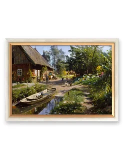 Peder Mork Mönsted: Bild "Sonniger Tag auf dem Lande"