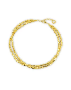 Petra Waszak: Collier "Quadrados de Oro“