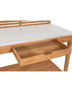 Pflanztisch aus Teakholz