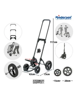 Quattro-Shopper Senta 2.0 schwarz