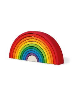 Regenbogen Bausteine aus Holz