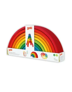 Regenbogen Bausteine aus Holz