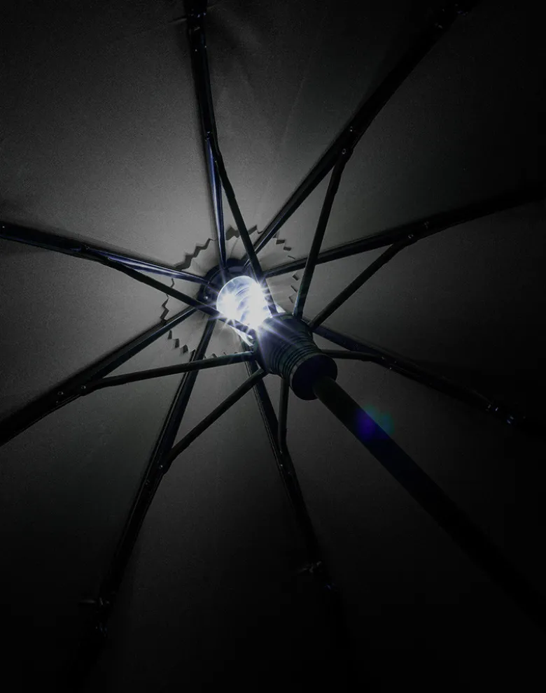 Regenschirm mit integriertem Licht