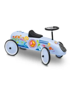 Rutscherfahrzeug/Rutsche-Auto in Blau, goki 66-Design