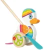 Schiebetier Ente aus Holz