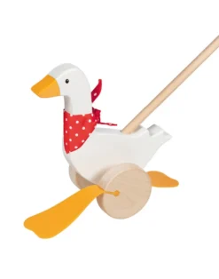 Schiebetier Gans aus Holz