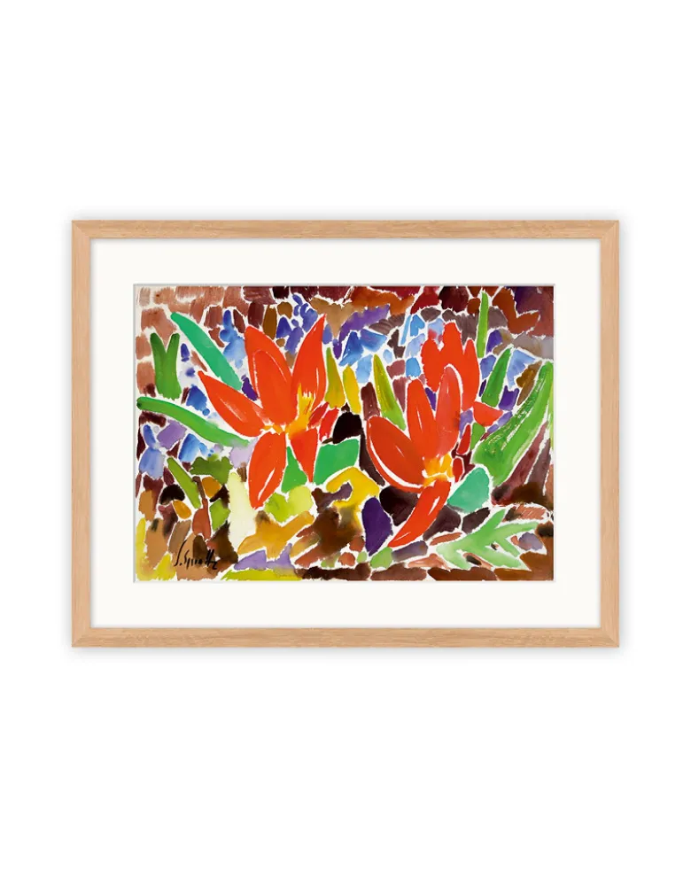 Siegward Sprotte Bild "Tulpen und Scilla" (1975)