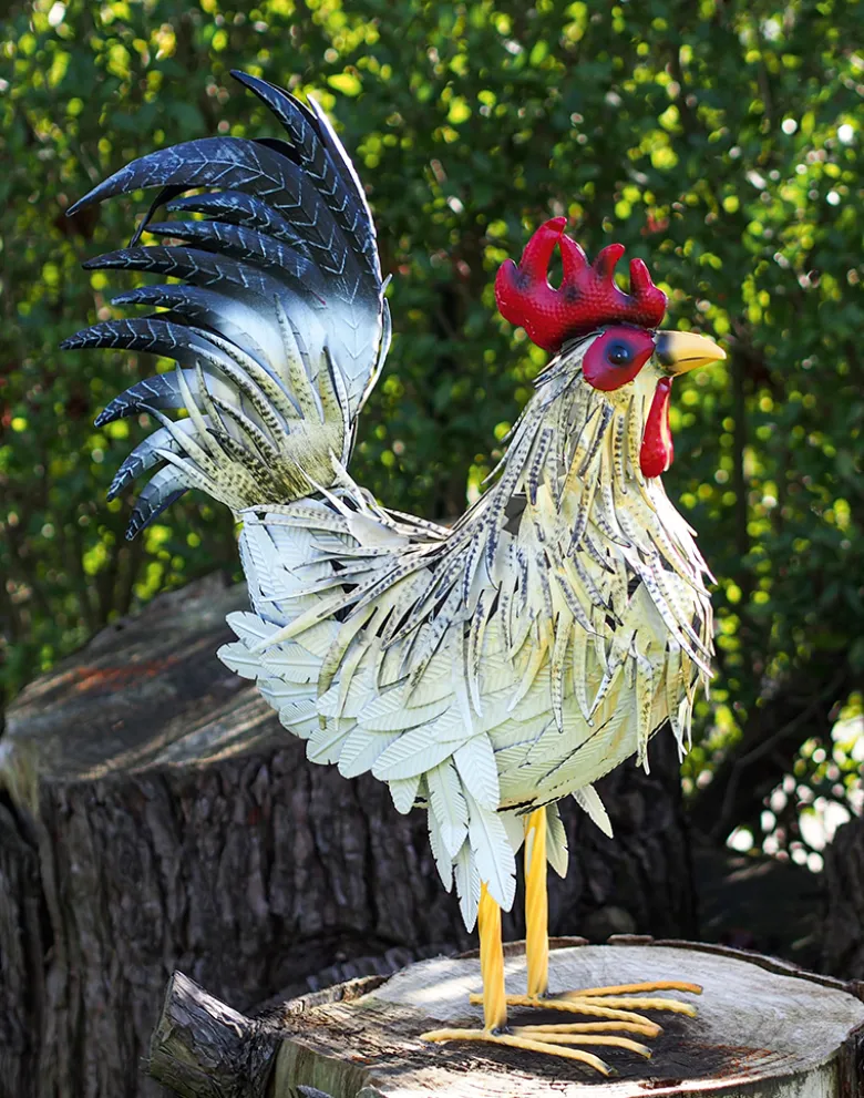 Skulptur Hahn "Fritz"
