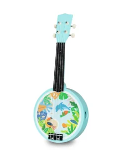 Spiel-Musikinstrument Banjo mit 4 Saiten