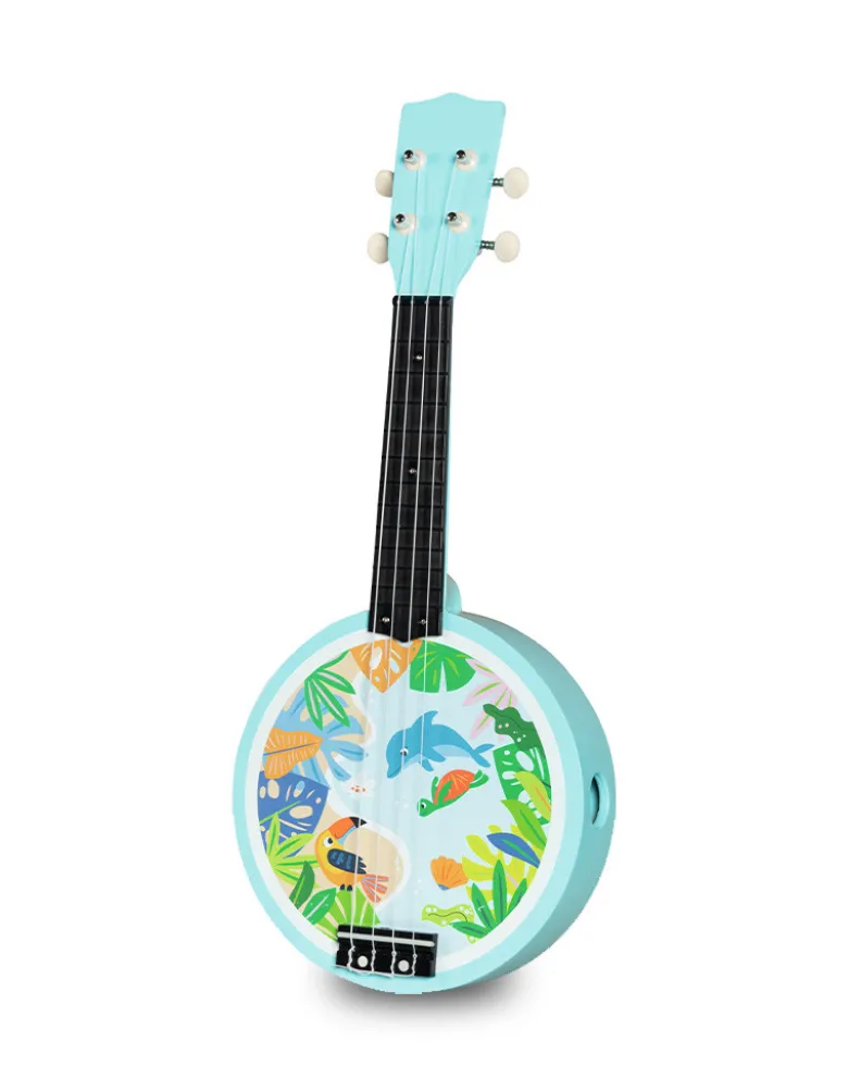 Spiel-Musikinstrument Banjo mit 4 Saiten