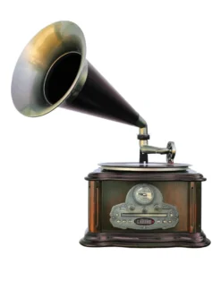 Stereo-Grammophon mit vielen Funktionen