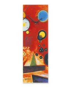 Wassily Kandinsky: Wanduhr "Schweres Rot"
