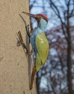 Wilson Bhire: Gartenfigur „Specht“