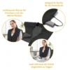 Wärmecape mit Powerbank für Schultern/Rückenbereich