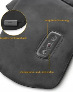 Wärmecape mit Powerbank für Schultern/Rückenbereich
